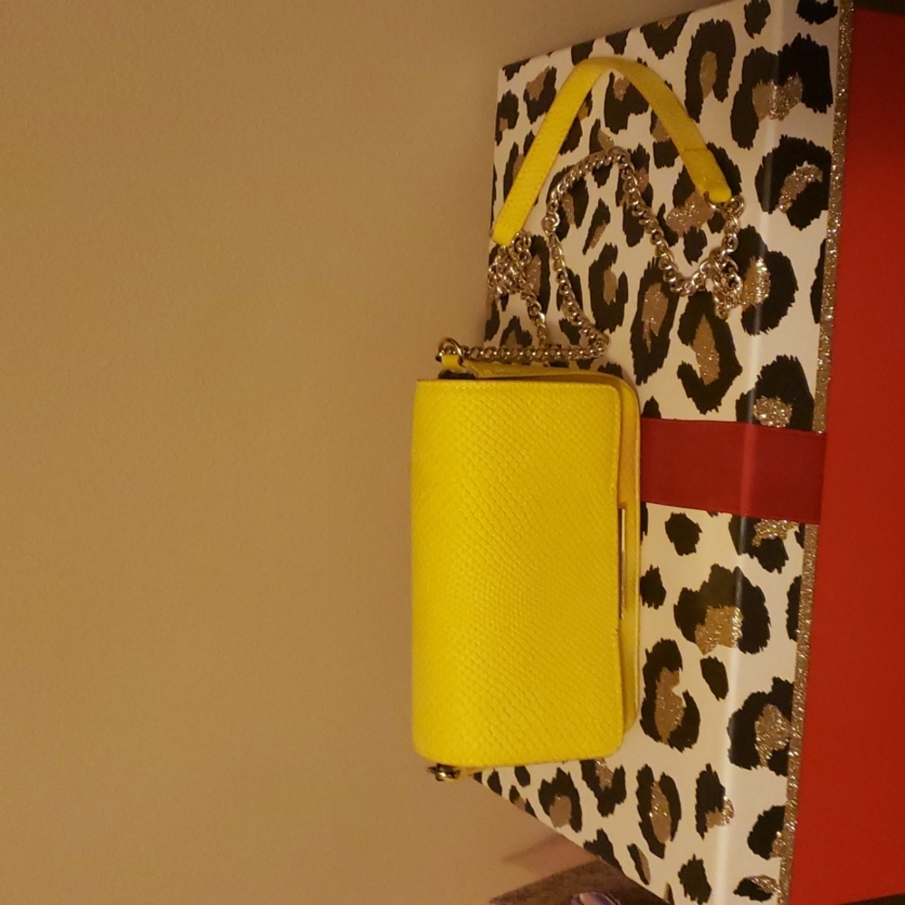Yellow mini crossbody bag